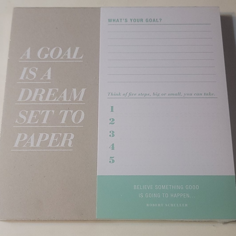 DESK PAD- TODAY IS THE DAY- DREAMS INTO REALITY